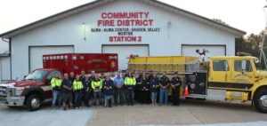 Alma Fire Buckle Up Phone Down pose